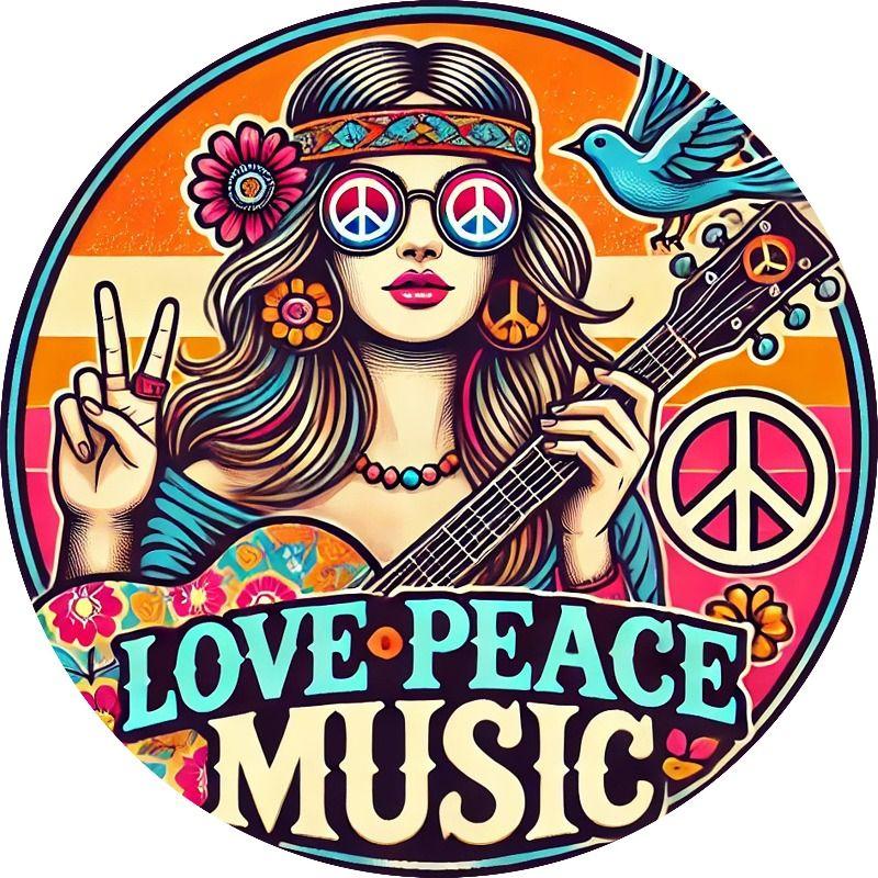 

Retro Vinyl Record Metal Painting for Living Room Bar Cafe Decor