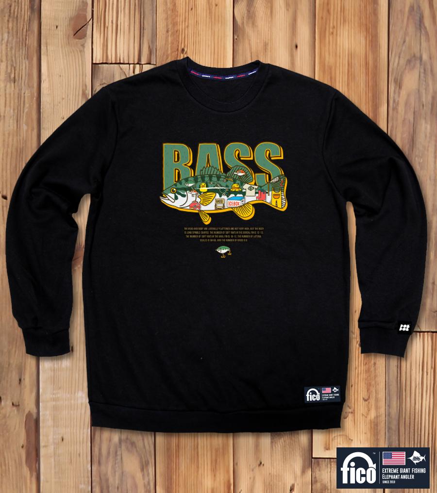 DOLDOL Fico-Mtm-209 Extreme Fishing Brand Pico Graphic Sweatshirt Long Sleeve