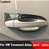 Car Side Door Handle Bowl Cover Trim For Volkswagen VW Teramont Atlas 2017 2018      2024 Chrome Accessories