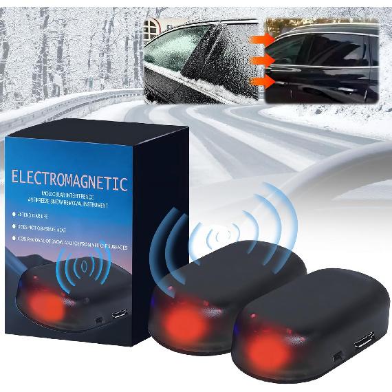 Antifreeze Electromagnetic Car Snow Removal Device,Molecular Interference Antifreeze Snow Removal Instrument,Portable Vehicle Microwave Deicing