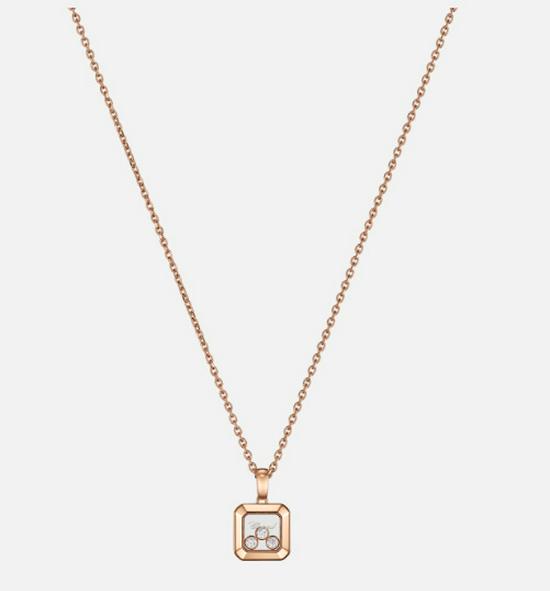 Xiao Family 925 Silver Time Turns Fortune Necklace with Heart-Shaped Diamond Perfume Bottle and Starry Sky Design