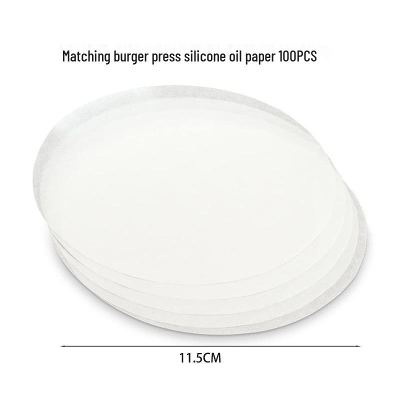 Aluminum Alloy Hamburger Press for Homemade Patties - Single Compartment, Color Box Packaging