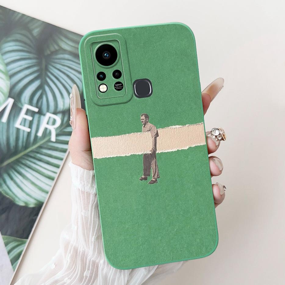 For Infinix Hot 11S Case X6812 X6812B Cute Panda Cartoon Cover Shockproof Phone Cases For Infinix Hot 11S NFC Hot11s Soft Fundas