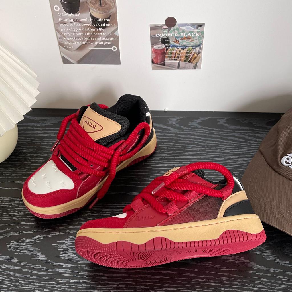 Summer New Thick-soled Heightened Harajuku Casual Dad Shoes Ins Sneakers