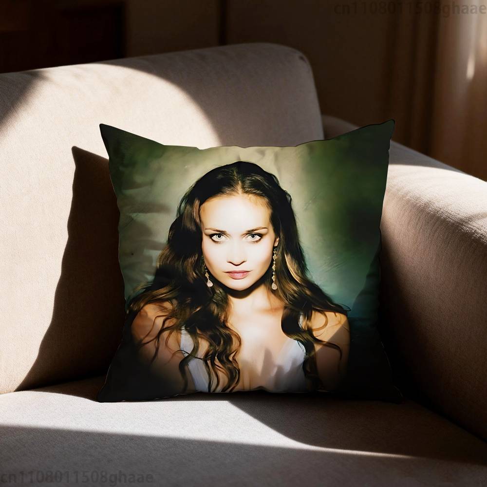 Fiona Apple Pillow Case Antidustmite Pillowcase Invisible Zipper Silky Short Plush Sofa Cushion Cover