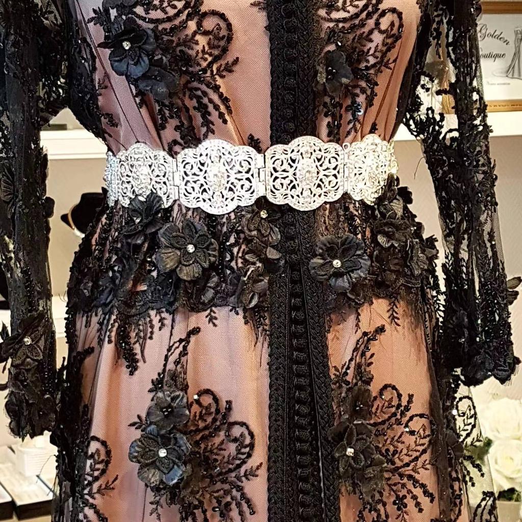 Chic Crystal Women Belt Wedding Dress Waist Chain Belt Bride Jewelry Hollow Jewelry