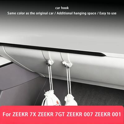 Für NEUEN ZEEKR 7X 7GT 007 001 Metallhaken Zubehör für Handschuhfach der Rücksitzpassagiere Montage am Rückspiegel