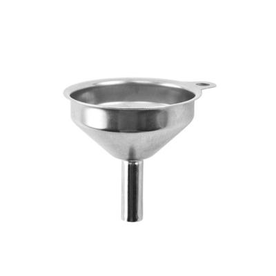 Stainless Steel Mini Funnel with Long Handle Smooth Stain Resistant Kitchen Funnel for Liquids Dry Ingredients Metal Funnel for Cooking Essential Oils