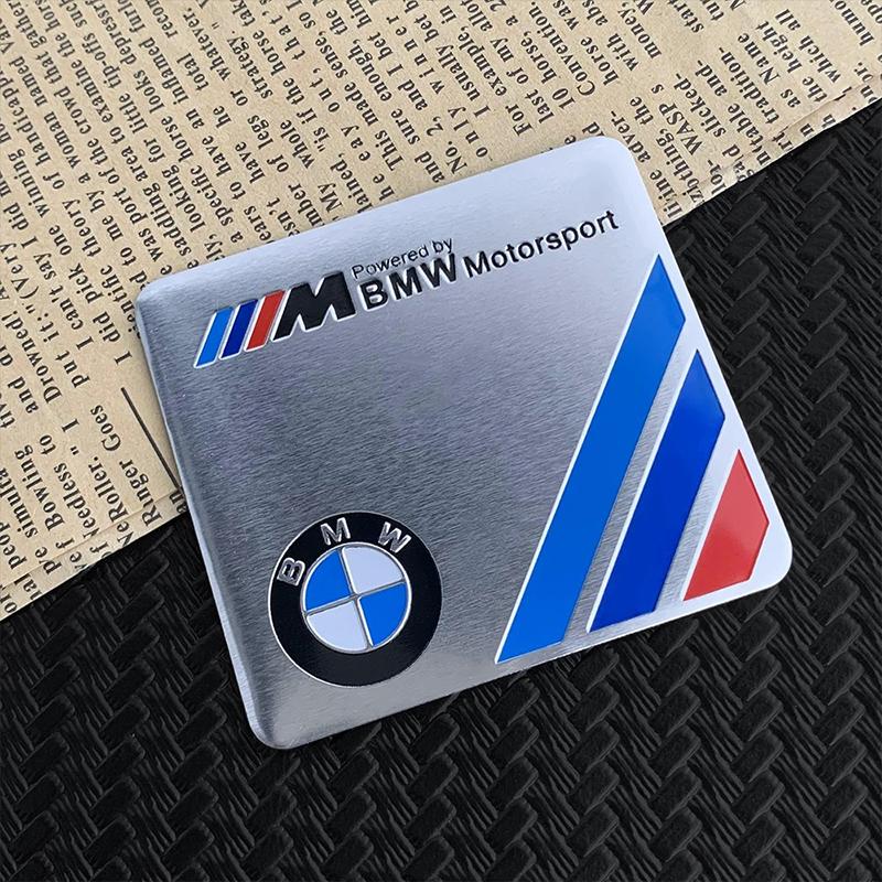 1 Peça Adesivos Metálicos 3D Decalque para Carroceria e Porta-malas Para BMW Performance F10 F30 E46 E90 E60 G30 F20 X5 E70 E39 E36 E87 X7 E92 E91 E28 X3