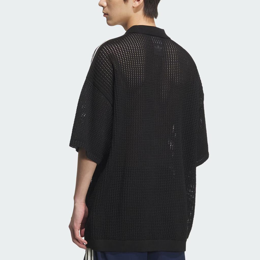 Adidas Originals SS25 Casual Loose Fit Short Sleeve Polo Shirt Men Tops KE5815