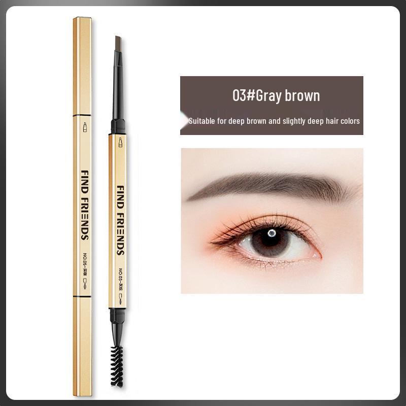 

Водостойкий двухсторонний ультратонкий карандаш для бровей Little Gold Bar для профессиональных тату-мастеров 0.1g