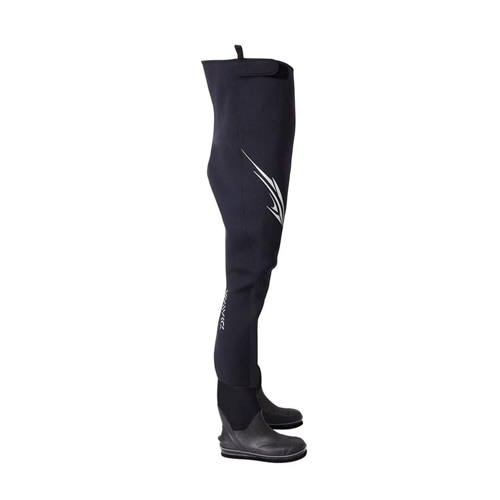 Daiwa Õhukesed kahlamispüksid mustad DSW-4201R (Ümmargune ots)