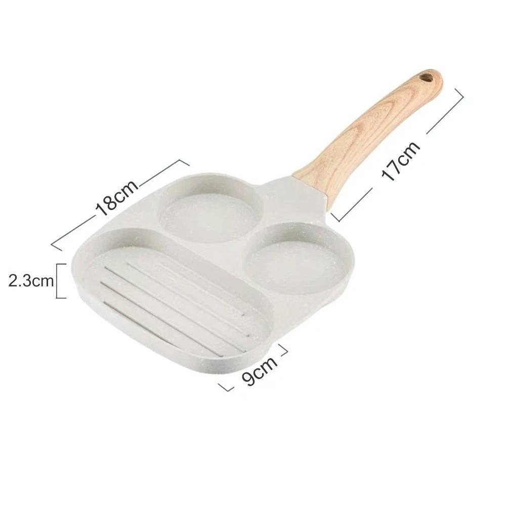 Omelet Non-Stick Pancake Pan Cooker Mold Egg Frying Pan Easy Clean Frying Pan Induction Cooker