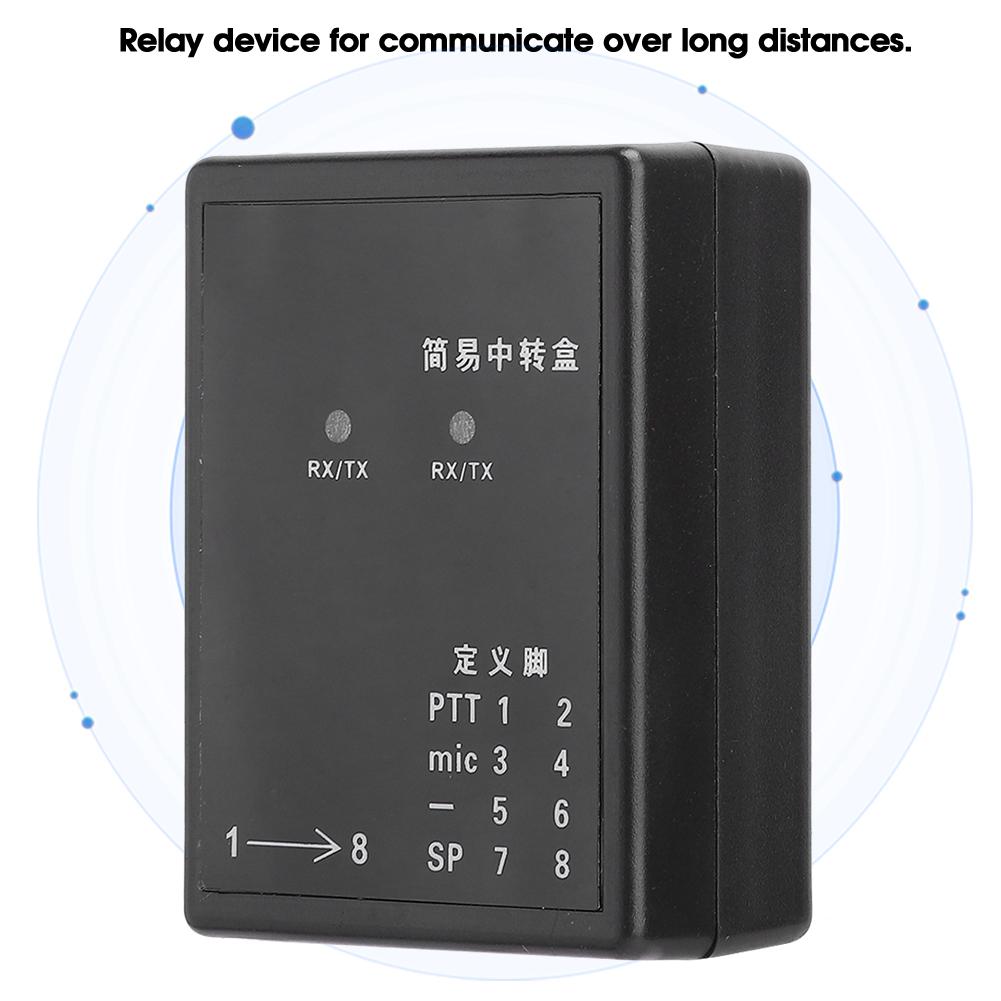 Two-Way Relay Walkie Talkie Repeater Box K-Plug For Radio Uhf 400?470Mhz