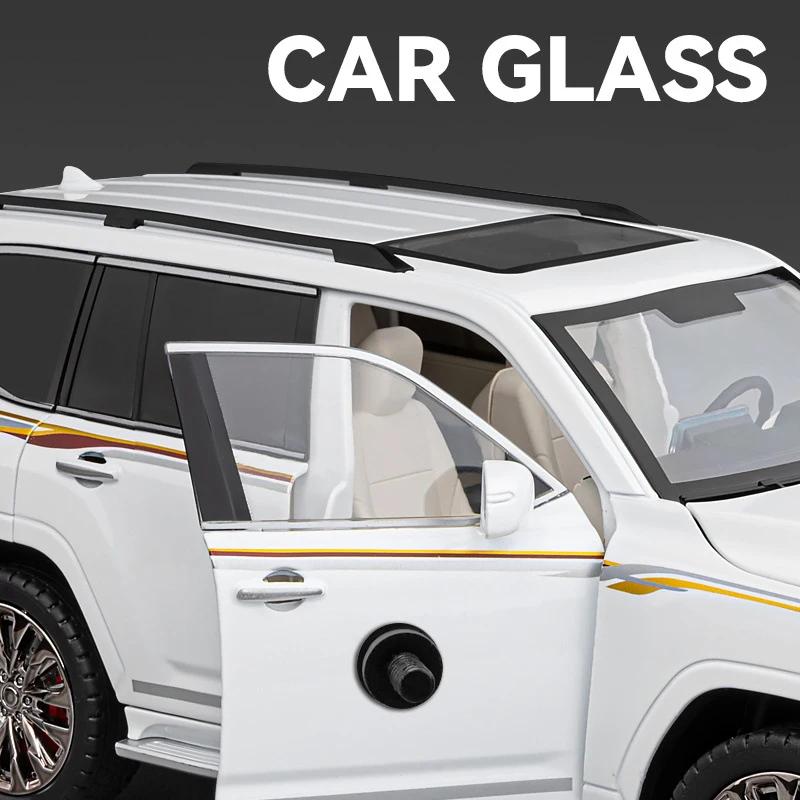 lqbn4 1/18 Toyota Land Cruiser LC300 SUV Alloy Model Car Toy Diecasts Metal Casting Sound and Light Car Toys For Children Vehicle