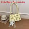 Minimalist Pu Crossbody Bag For Women With Splicing Details For Daily Use