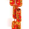 Chinese New Year Hanging Decorations 2 Pack Large Firecrackers Decor Traditional Red Lucky Oriental Pendant Ornaments for Lunar New Year Decorations