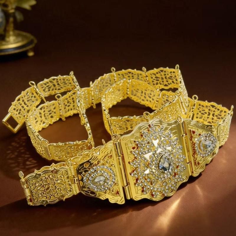 Marokkanische Stile Metallgürtel Für Damen Und Herren Verstellbarer Bund Mit Exotischem Design Modeaccessoire