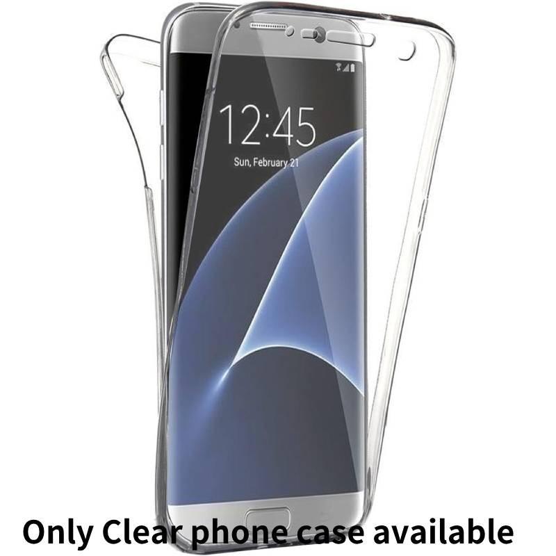Tpu 360° Shockproof Protective Transparent Soft Case Cover For Iphone Samsung