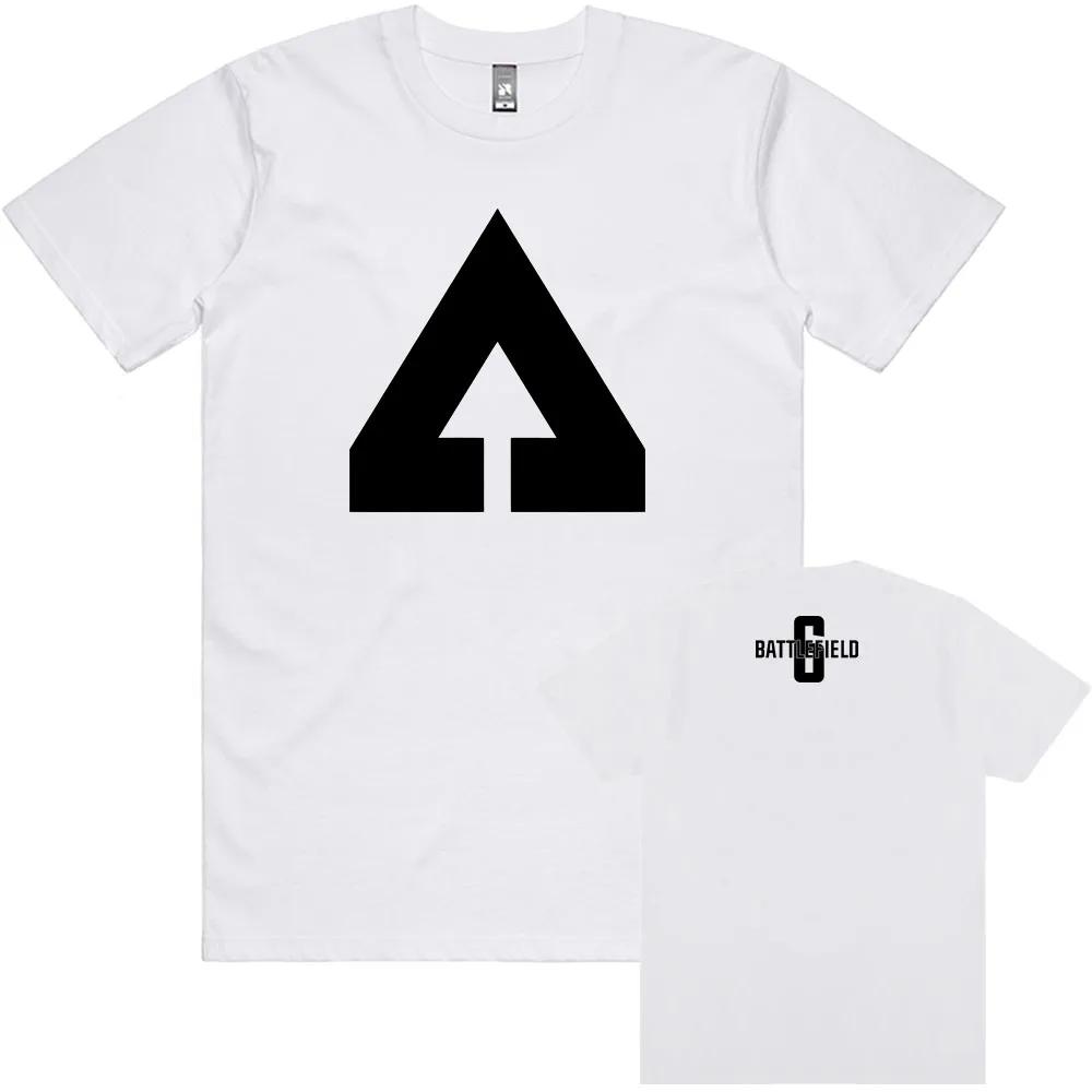 Men Clothing Game Battlefield 6 Printing Tshirts Short Sleeve Cotton Loose Tshirt Unisex Streetwear Hip Hop Oneck Male T Shirt