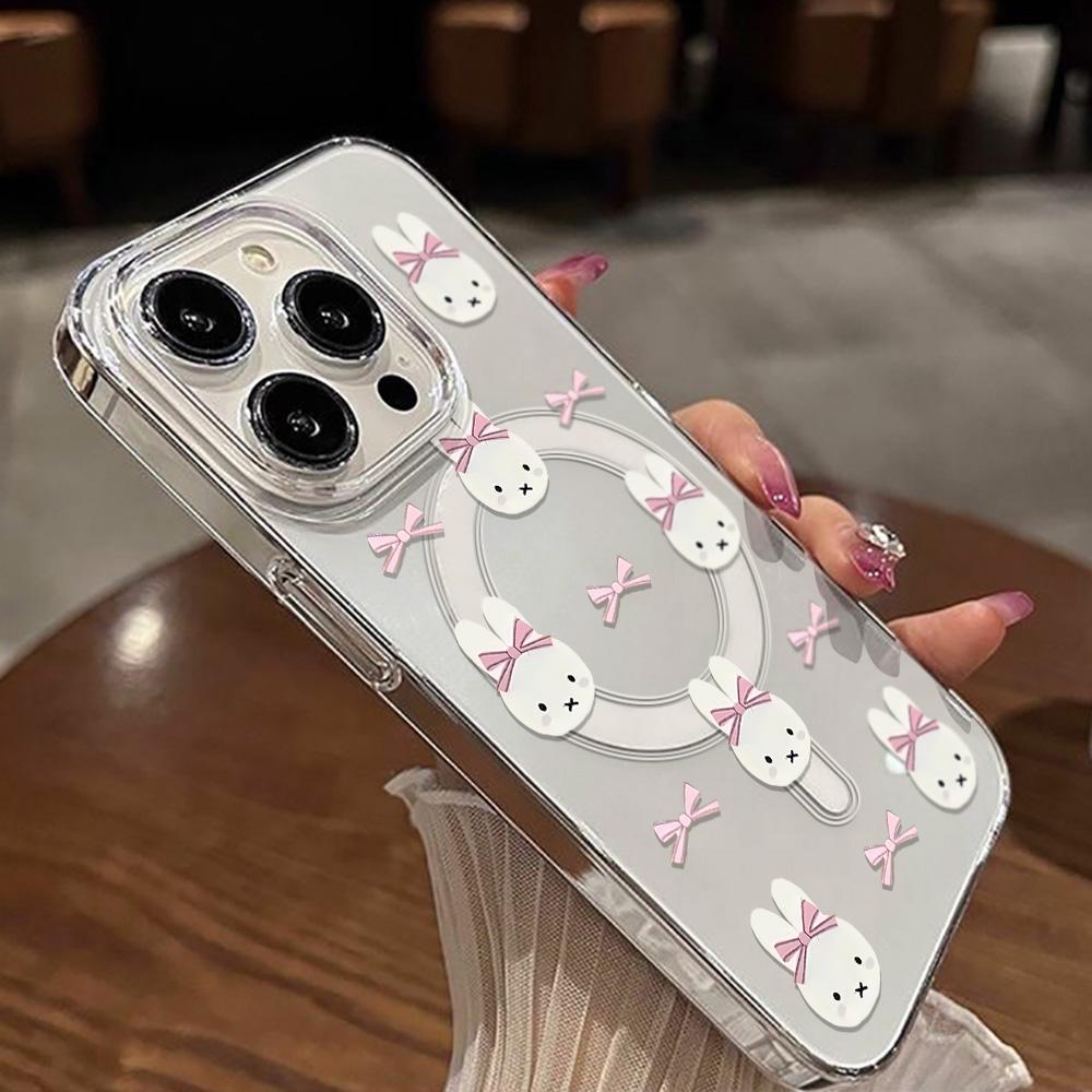 Magnetic Phone Case for iPhone 12 14 16 17 Pro 17 16 15 14 13 12 Pro Max  12 13 14 15  16 High Quality Shockproof Shell Full Protection Cute Style