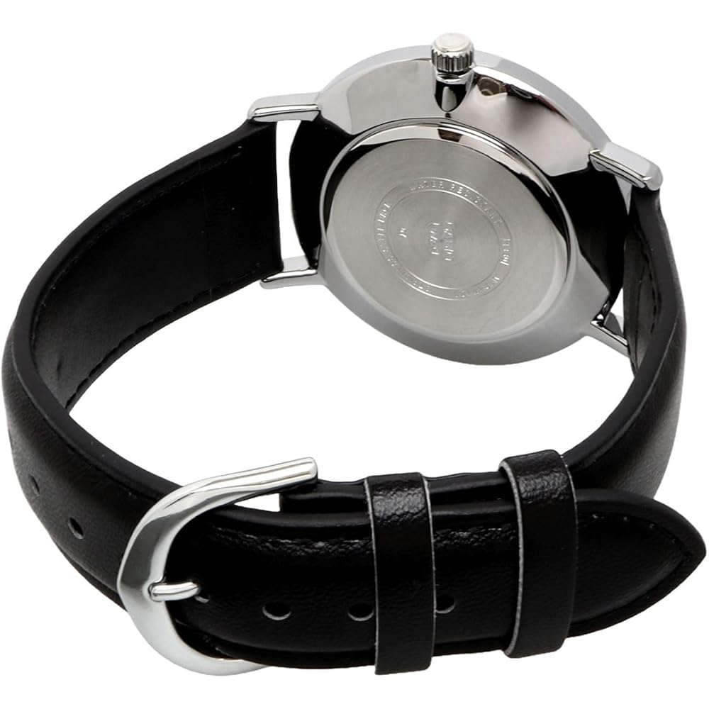 [Casio] CASIO Quartz Men's Watch MTP-VT01LM-7A White Marble x Black Leather Band (Overseas Model) [Parallel Import]
