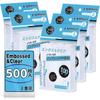 Mlikero Card 500 Clear Standard TCG Compatible 66 X Sleeves, Sleeves, Embossed, (Double Layer, 91mm)