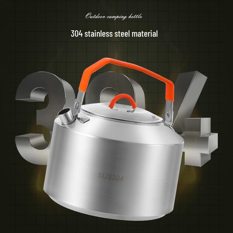 Ti Ji Ning Outdoor 304 Stainless Steel Kettle & Cookware Set