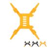 Landing Gear Foldable Wear Resistance Lightweight Quick Release Extension Leg for Avata2 Drone