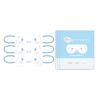 Crux Cinnamoroll and other relaxing eye warm and 255284 masks, 3-count, relaxing, single-use gift,