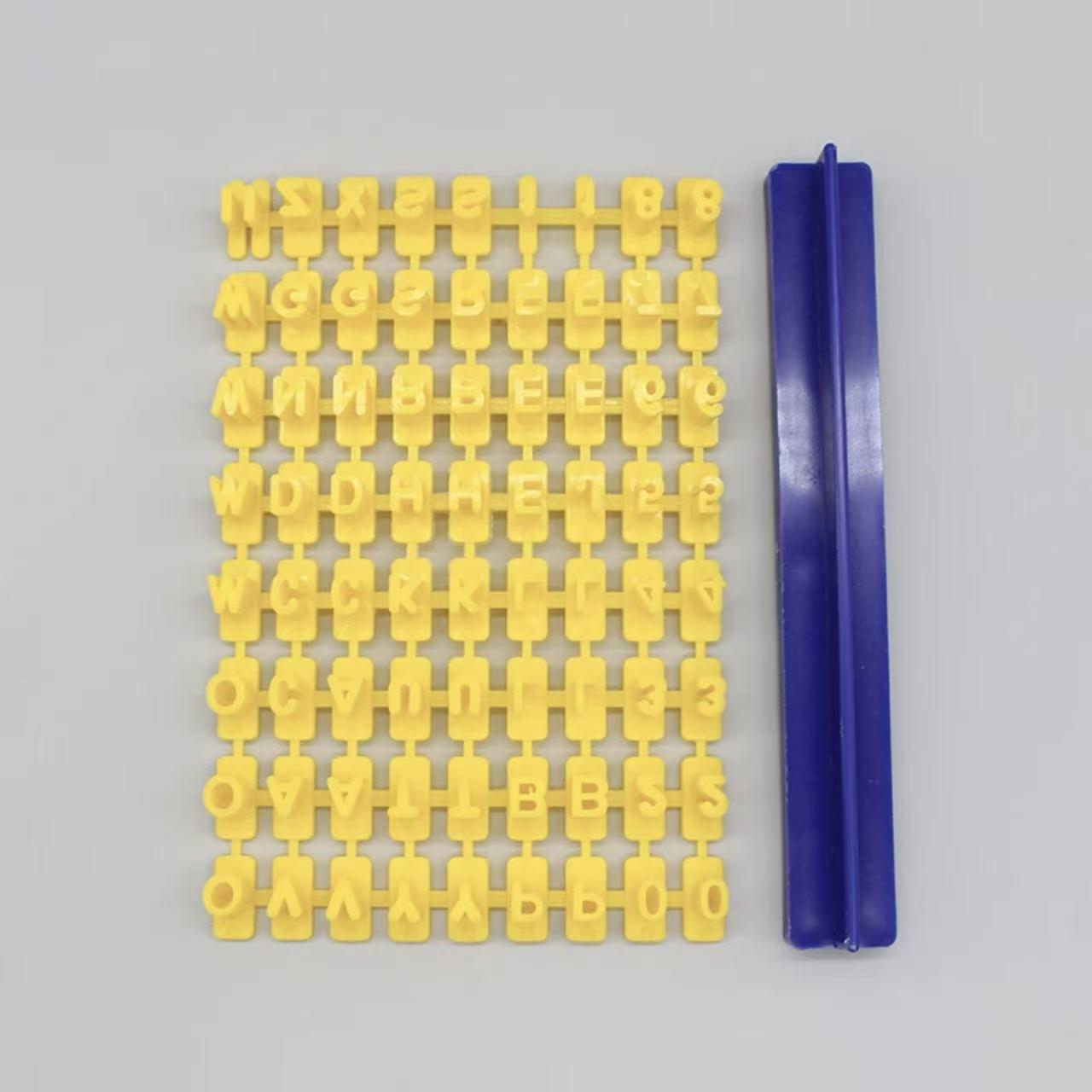 Letterpress DIY Hand Press Film Printing Mold with English Letters