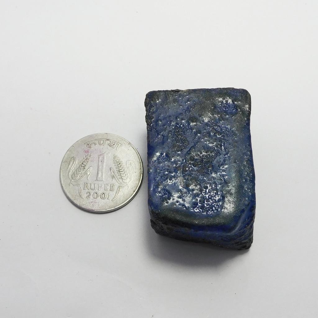 Natural Blue Uncut Rough Sapphire 282.30 Ct Loose Gemstone For Craft CERTIFIED