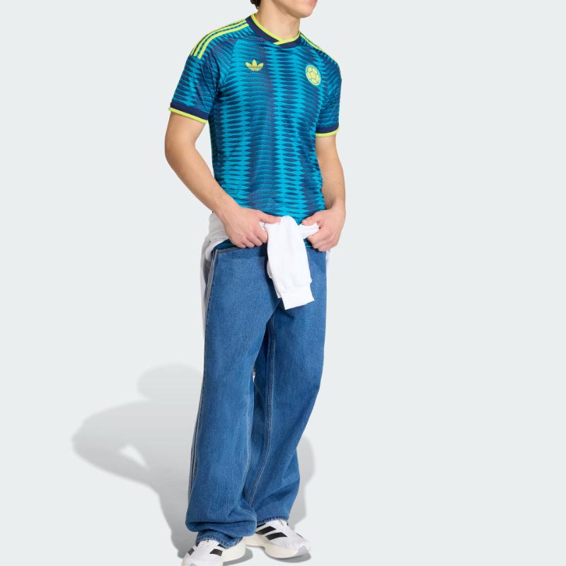 Adidas Colombia 26 Away Jersey Team Navy Blue/Mystery Petrol Men Tops JL6974