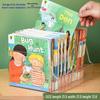 Transparent Student Book Organizer: Children's Picture Book Desk Shelf, A4 Storage Box, Desktop Bookcase Basket