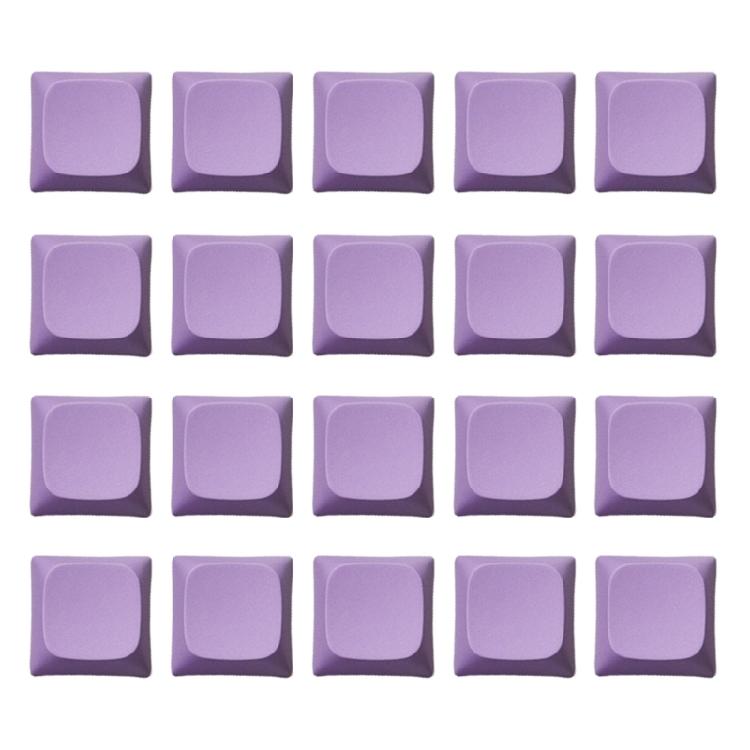20 Stück Farb-PBT 1U Tastenkappen-Set XDA Höhe XDA Druck Leere Tastenkappe Zum Personalisieren von Mechanischen Tastaturen Verbessert das Tippen
