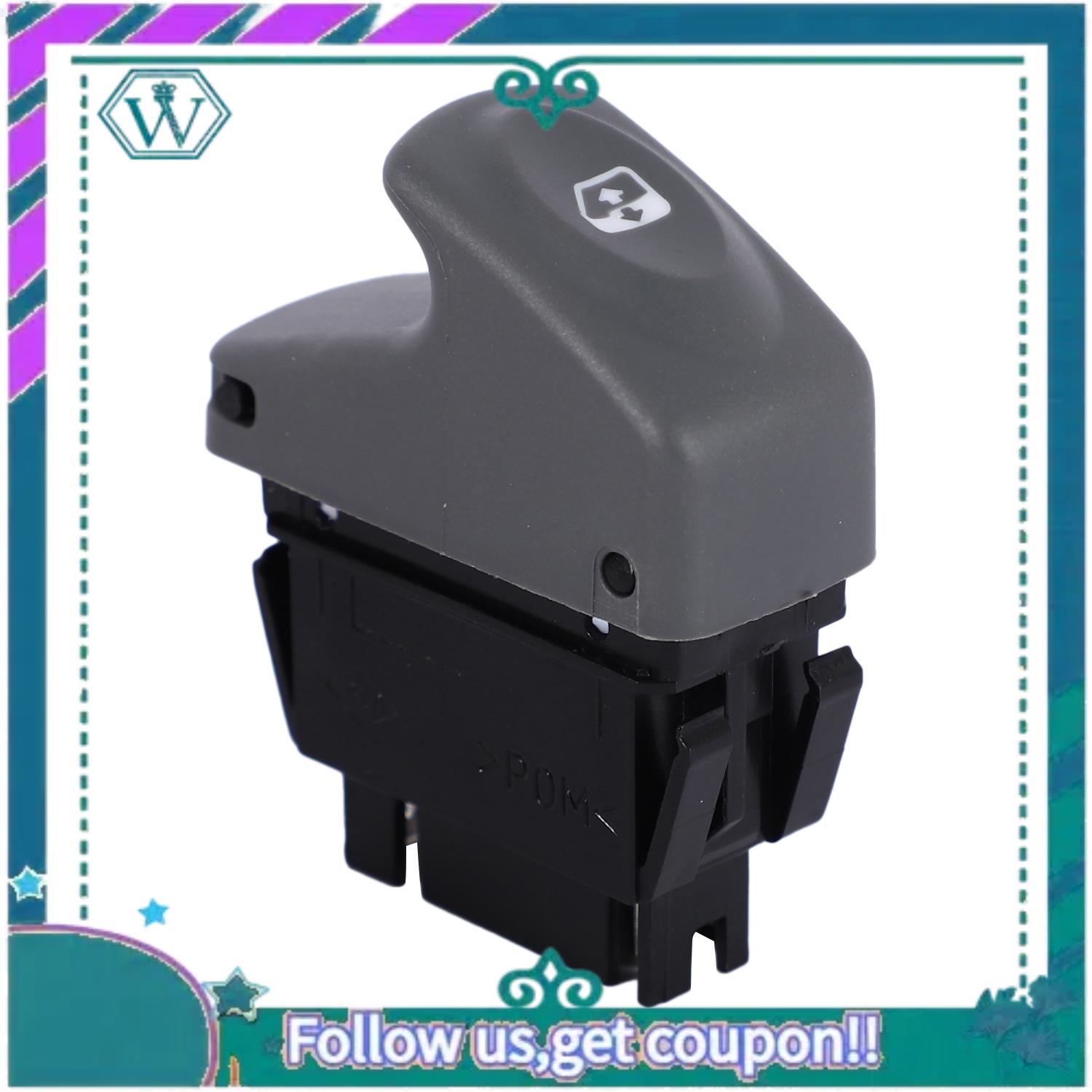 AA92-New Power Window Single Switch Fit For Renault Twingo Scenic Renault Megane 1996-2014 7700838098