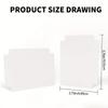 Trading Card Dividers for Storage Box, single color Card Dividers, 10/50 pcs Separator with Tabs,Fits for TCG,  3.76 x 2.75 Inch
