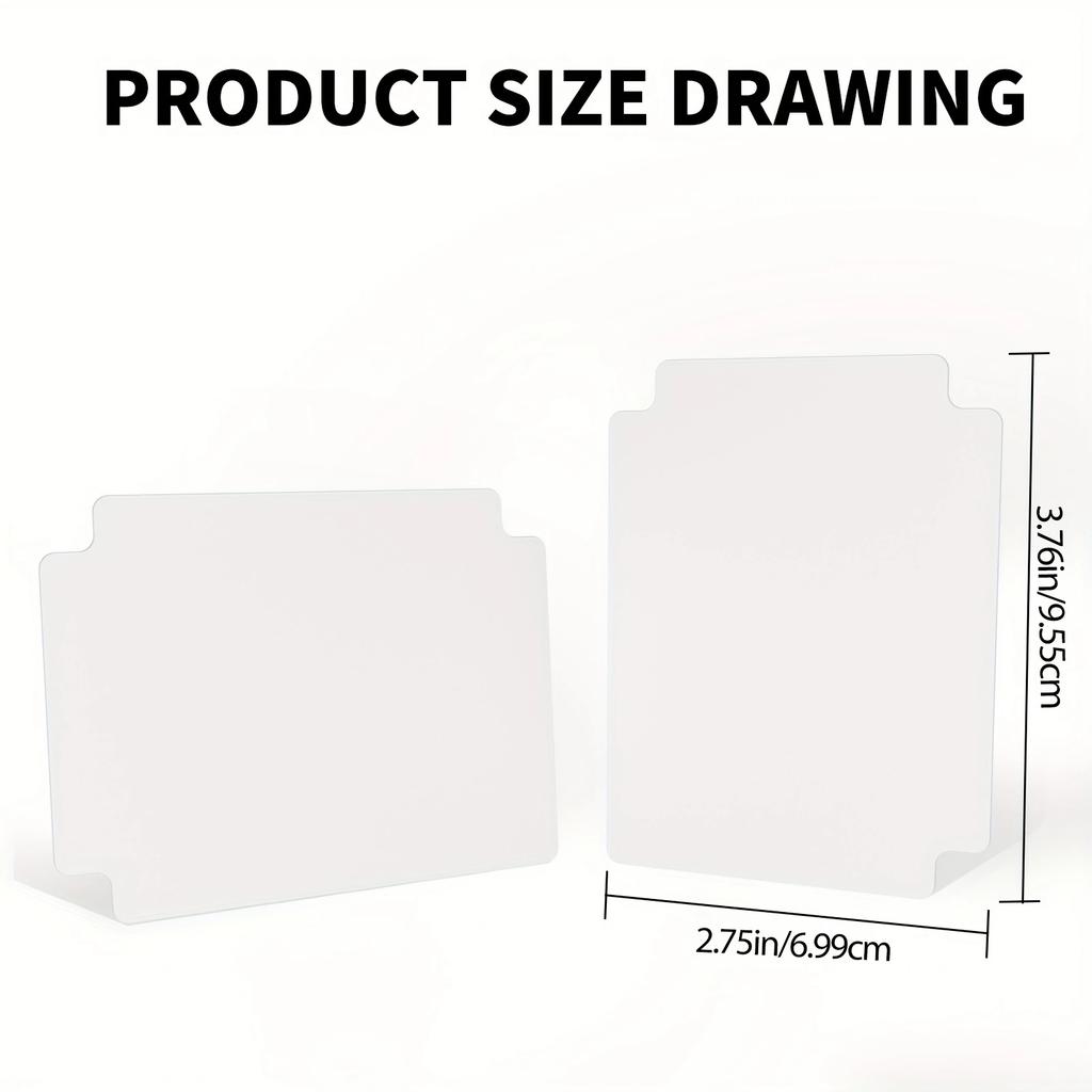 Trading Card Dividers for Storage Box, single color Card Dividers, 10/50 pcs Separator with Tabs,Fits for TCG,  3.76 x 2.75 Inch