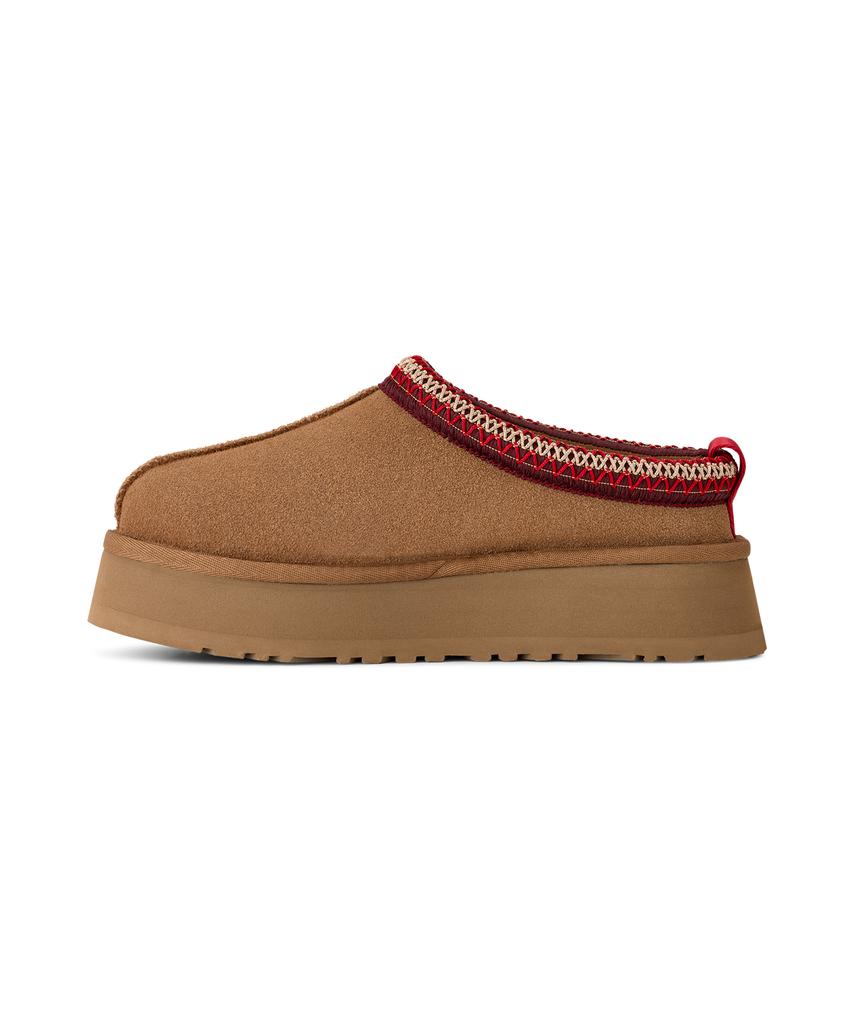 Ugg [Women] Stitch Collar Platform Slippers (Taz Ii) - Chestnut / 1174471-Che