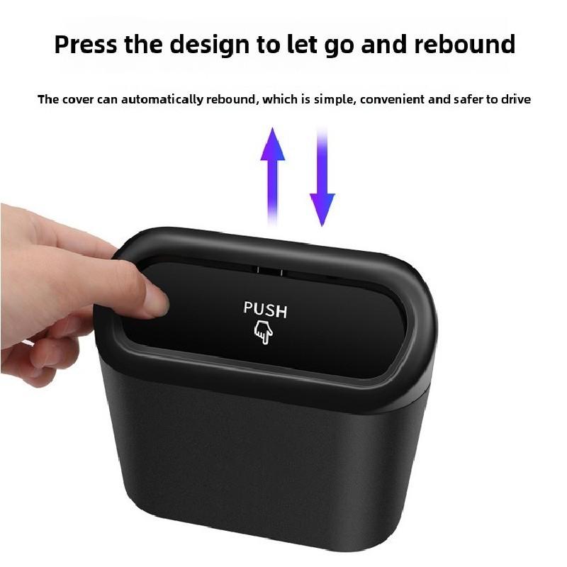 For Hyundai Elantra/Avante RD Sonata EF/NF 1995~2004 Car Door Seat Clip Stand Holder Black Square Pressing Trash Can Accessories
