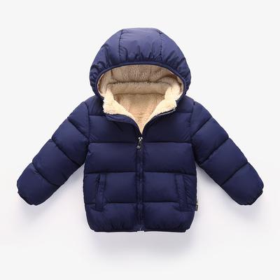 Baby Children Coats Winter Thick Jackets for Boys Warm Plush Thicken Outerwear Girls Fur Hooded Jacket Kids Clothes Snowsuit