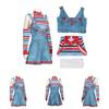 Sweet Dada Circus Clown Costume Halloween Cosplay Horror Doll Maid Dress Revival Set