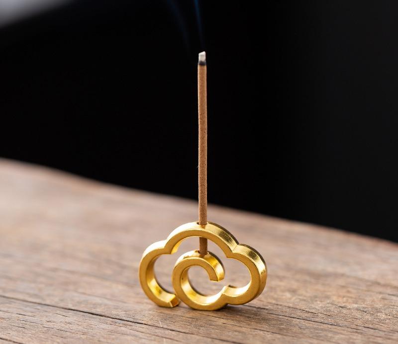 Antique Chinese Cloud Shape Incense Sticks Holder Burners Enhance Your Sense of Calm and Relaxation