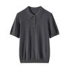 Women's Superfine Wool Knit Vest POLO Shirt