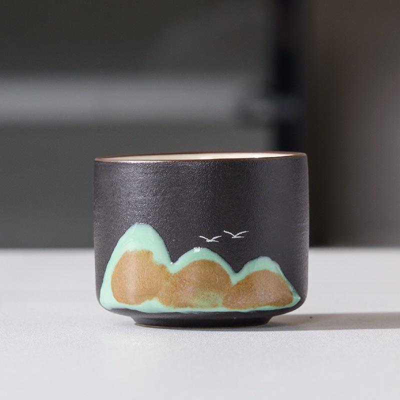 Chinese Style Ceramic Tea Tasting Cup - Cultural & Creative Gift for Hosts, Fathers, Leaders, Teachers & Business Souvenirs