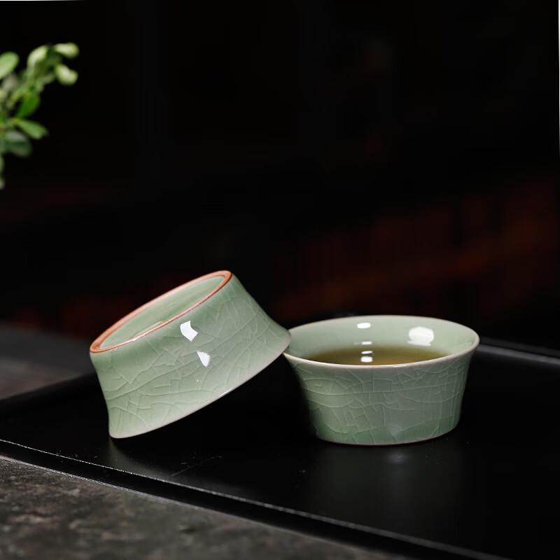 Bafangli Ge Kiln Harmonious 10-Piece Chinese Pottery Tea Set