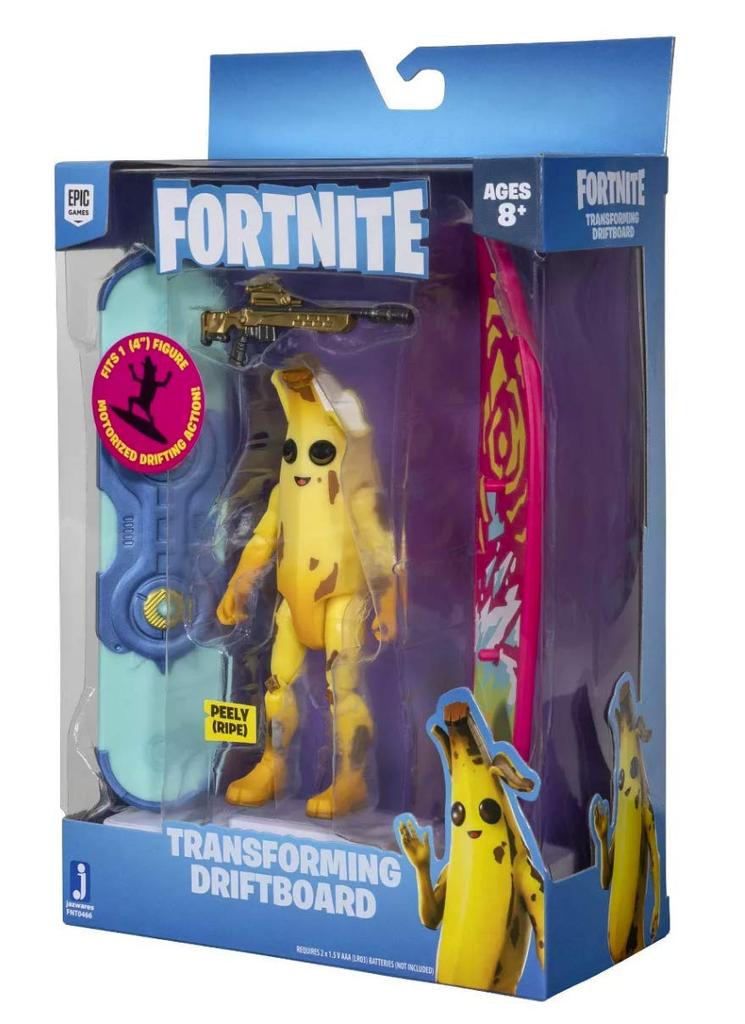 Fortnite Peely 4palcová figurka [Elektrický hoverboard/surfové prkno] [Paralelní dovoz]