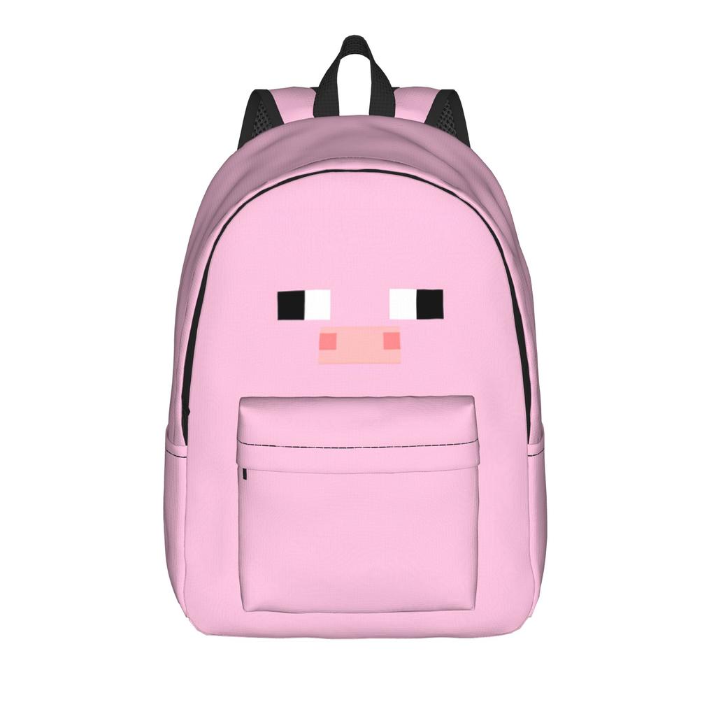 Creepers Big Face Videogame Casual Backpack Sports Student Work Daypack for Men Women Laptop Computer Canvas Bags
