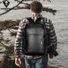 Humerpaul Borsa sportiva alla moda con borsa per computer multifunzione di grande capacità, zaino di fascia alta in vera pelle