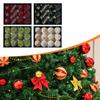 12 8cm Christmas Hanging Ornaments Decorations, Decorative Balls for Home, Festivals,